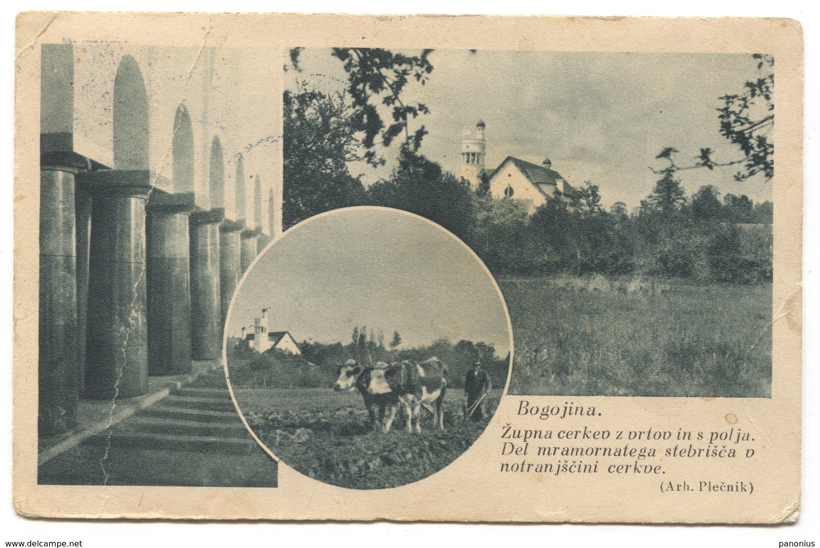 BOGOJINA - SLOVENIA, Year 1933 - Slovénie