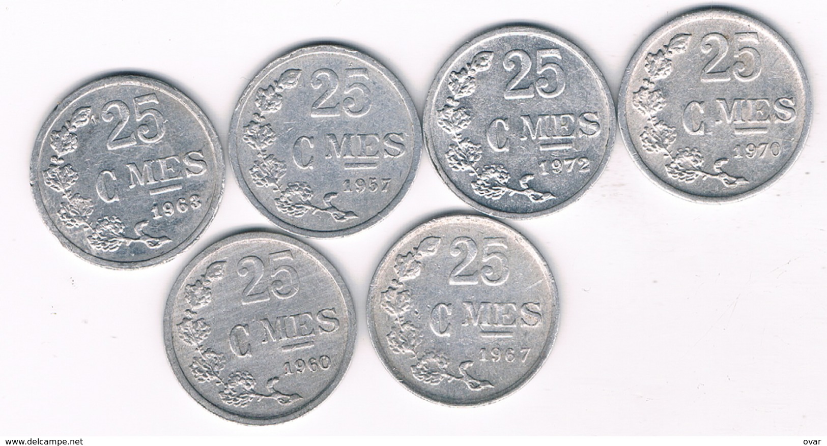 25 CENTIMES LOT LUXEMBOURG /6306/ - Lussemburgo