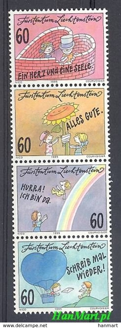 Liechtenstein 1995 Mi 1111-1114 MNH ( ZE1 LCHvie1111-1114 ) - Autres & Non Classés