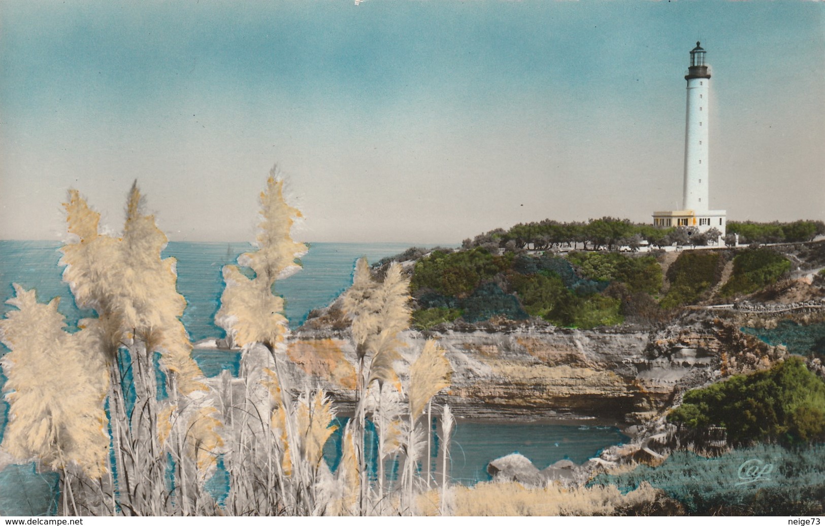 Carte Postale Des Années 50 De Biarritz - Le Phare - Altri & Non Classificati