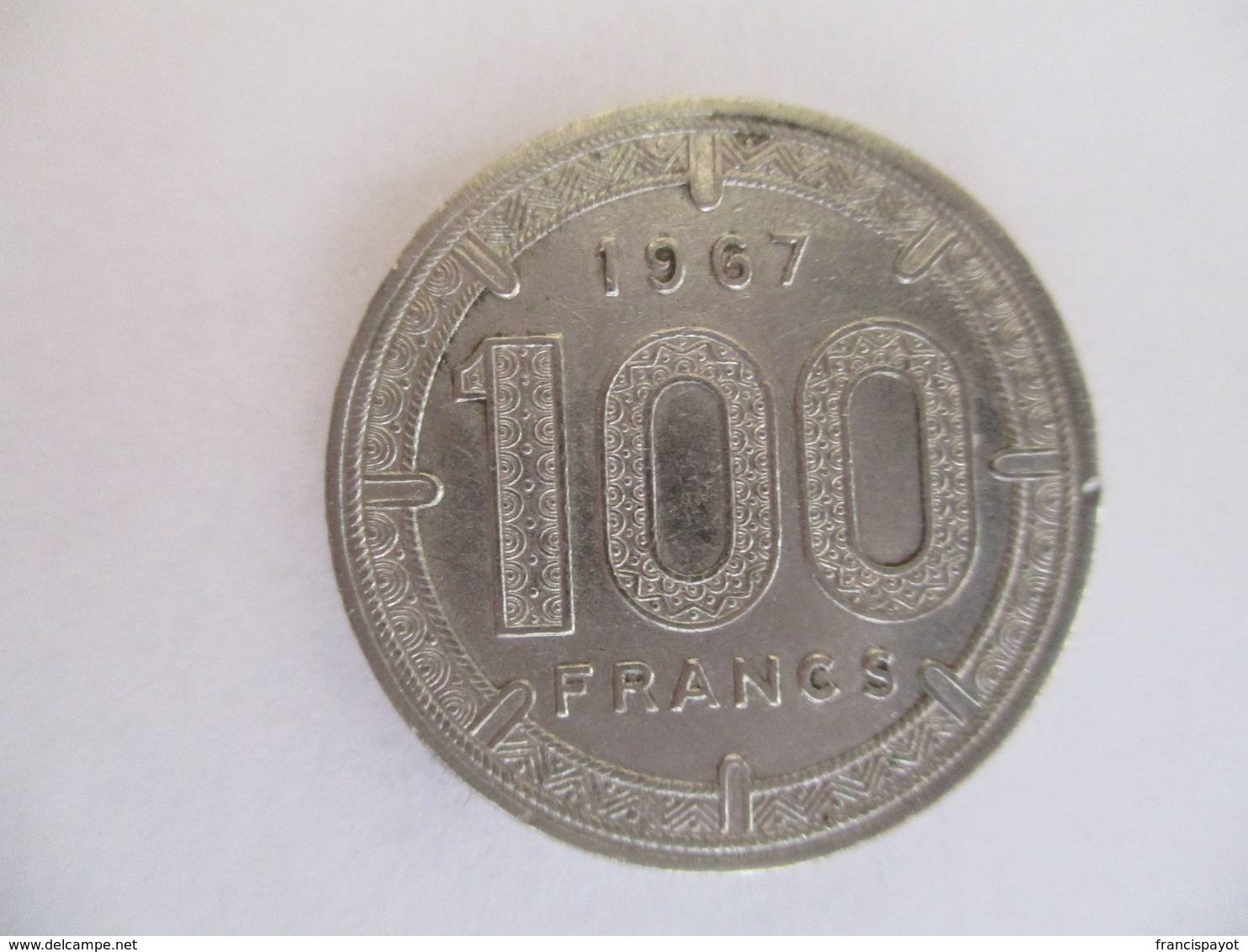 Etats D'Afrique équatoriale: 100 Francs CFA 1967 - Pied-fort - Autres – Afrique