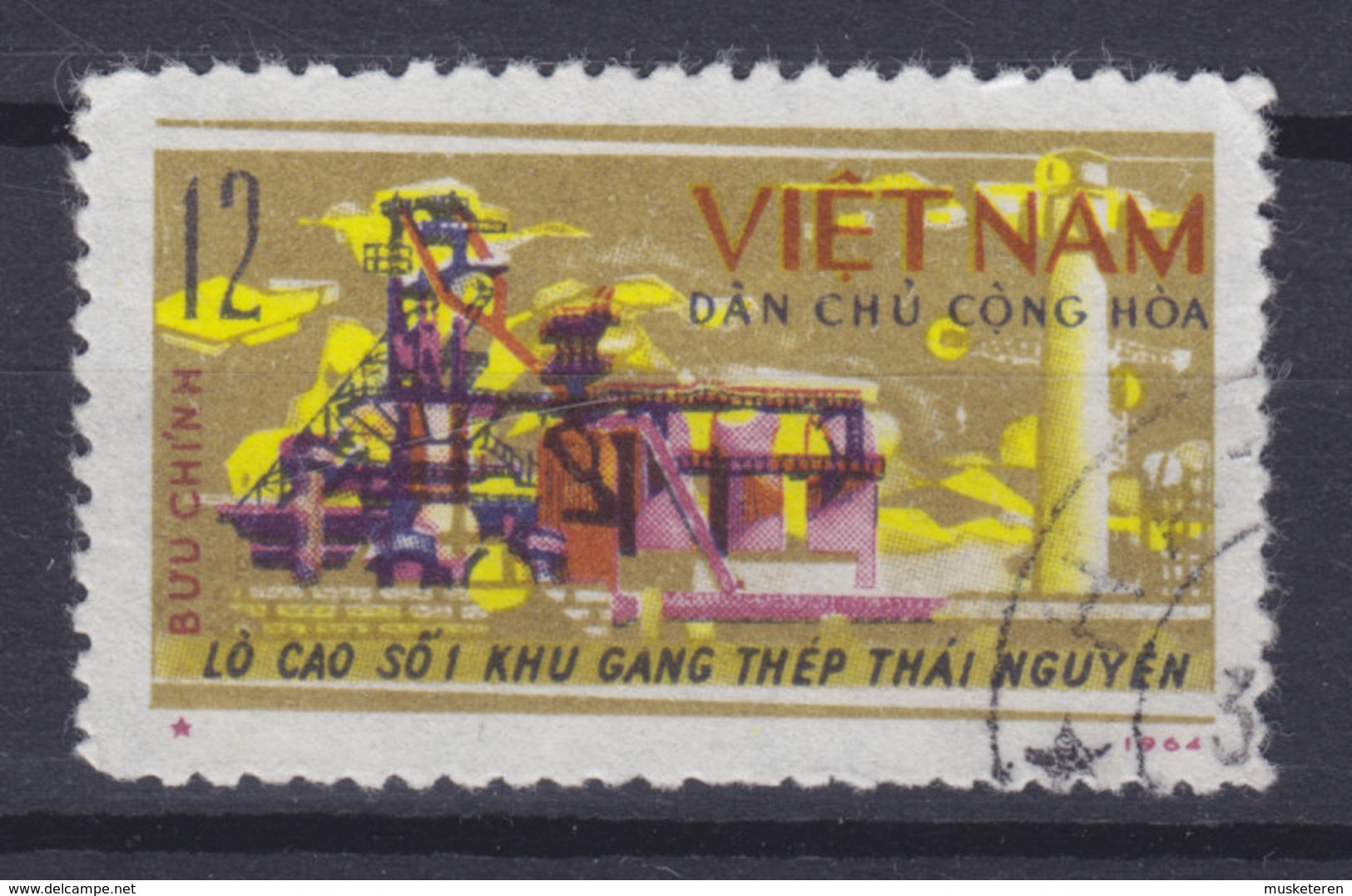 Vietnam 1964 Mi. 295    12 Xu Thai-Ngyen-Stahl- Und Eisenwerk - Vietnam