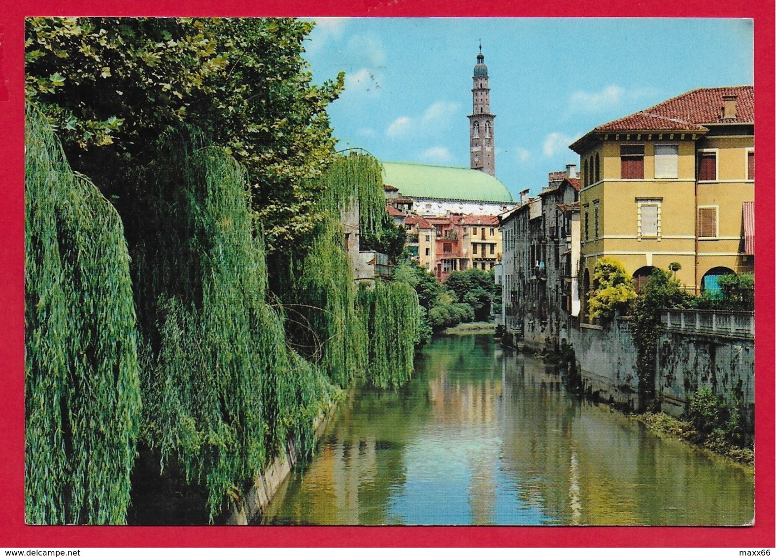 CARTOLINA VG ITALIA - VICENZA - Fiume Retrone Con Basilica Palladiana - 10 X 15 - 1971 - Vicenza