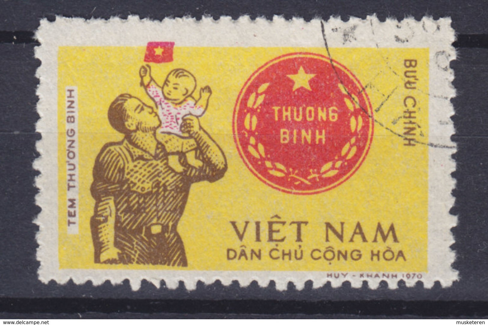 Vietnam Portofreiheitsmarke 1971 Mi. 18    - Für Die Kriegsbe- Und Geschädigten THU'O'NG BINH - Vietnam