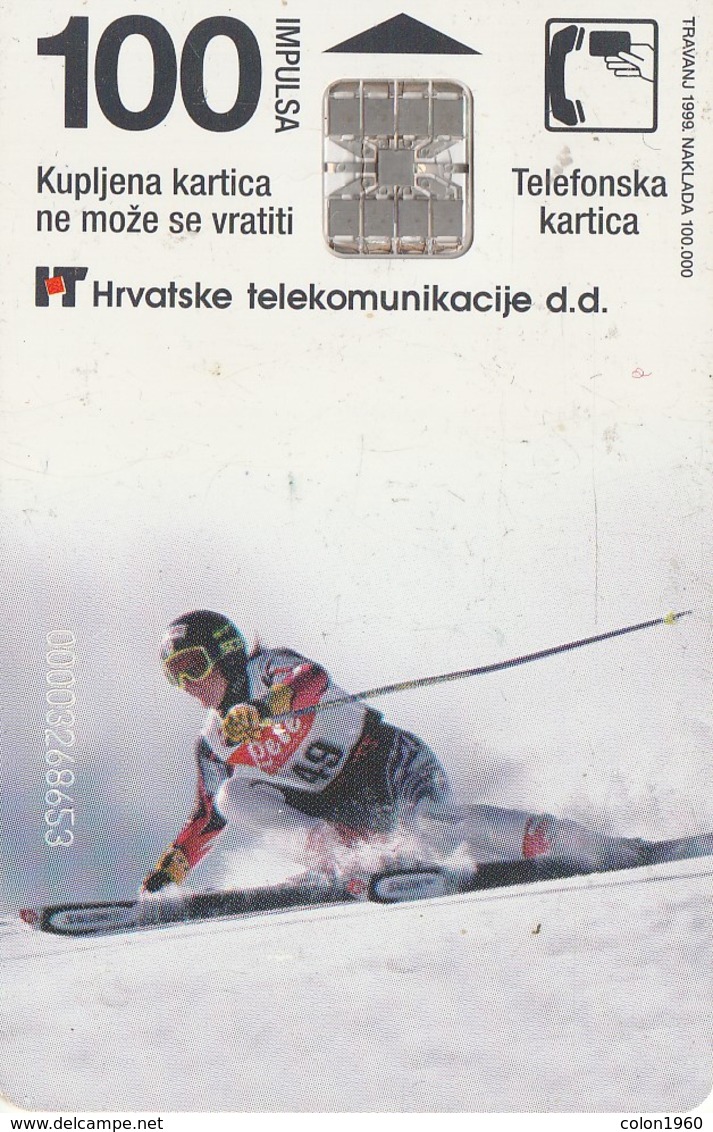 CROACIA. ESQUI. Cronet - Janica. TK 05/99. (124). - Deportes