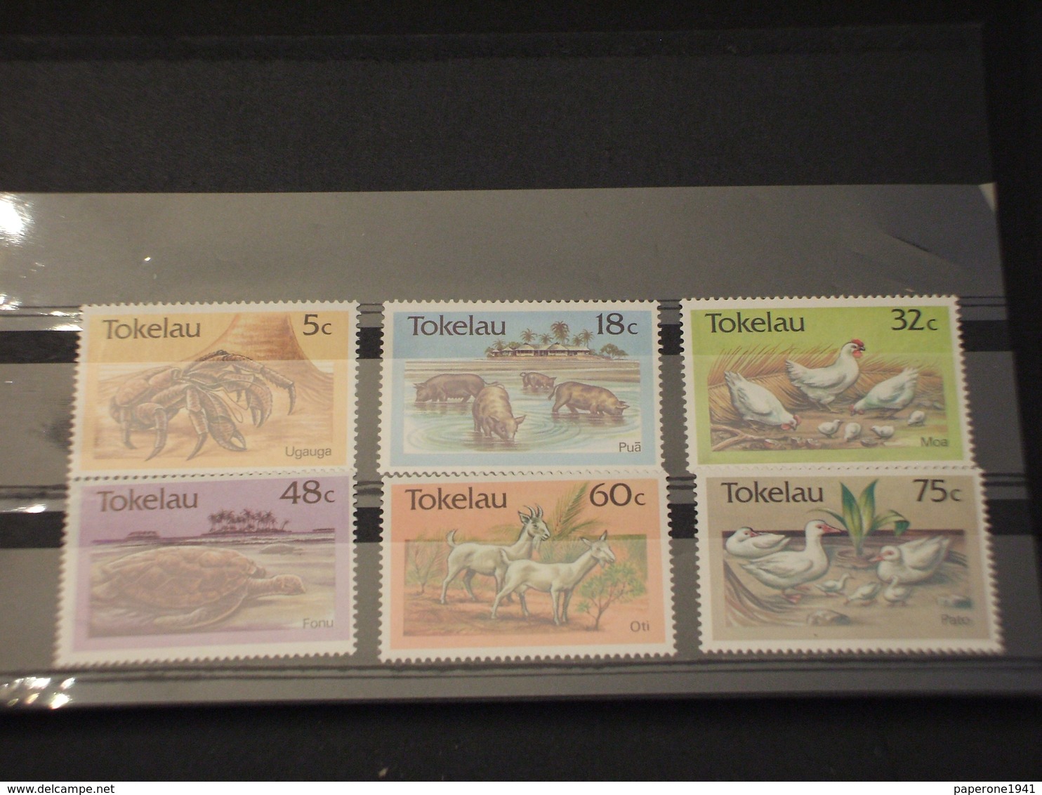 TOKELAU - 1986 FAUNA 6 VALORI -  NUOVI(++) - Tokelau