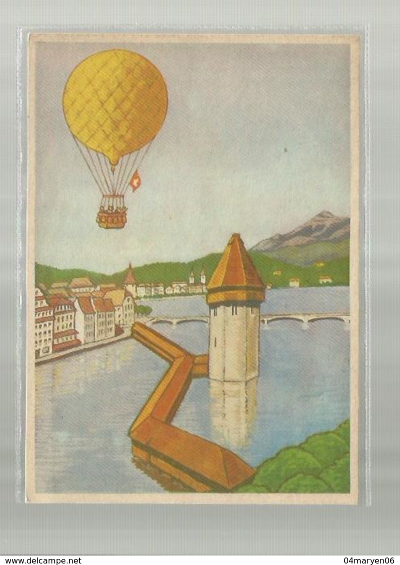 -  **Sonder-Ballonflug  ---Luzern, Oktober 1954 - Montgolfières