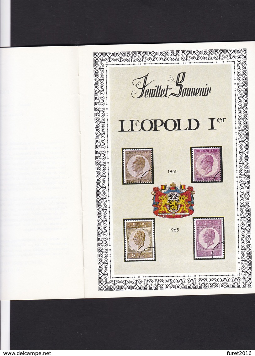 BELGIQUE  LEOPOLD I   Avec Le Feuillet Souvenir   20 Pages - Autres & Non Classés