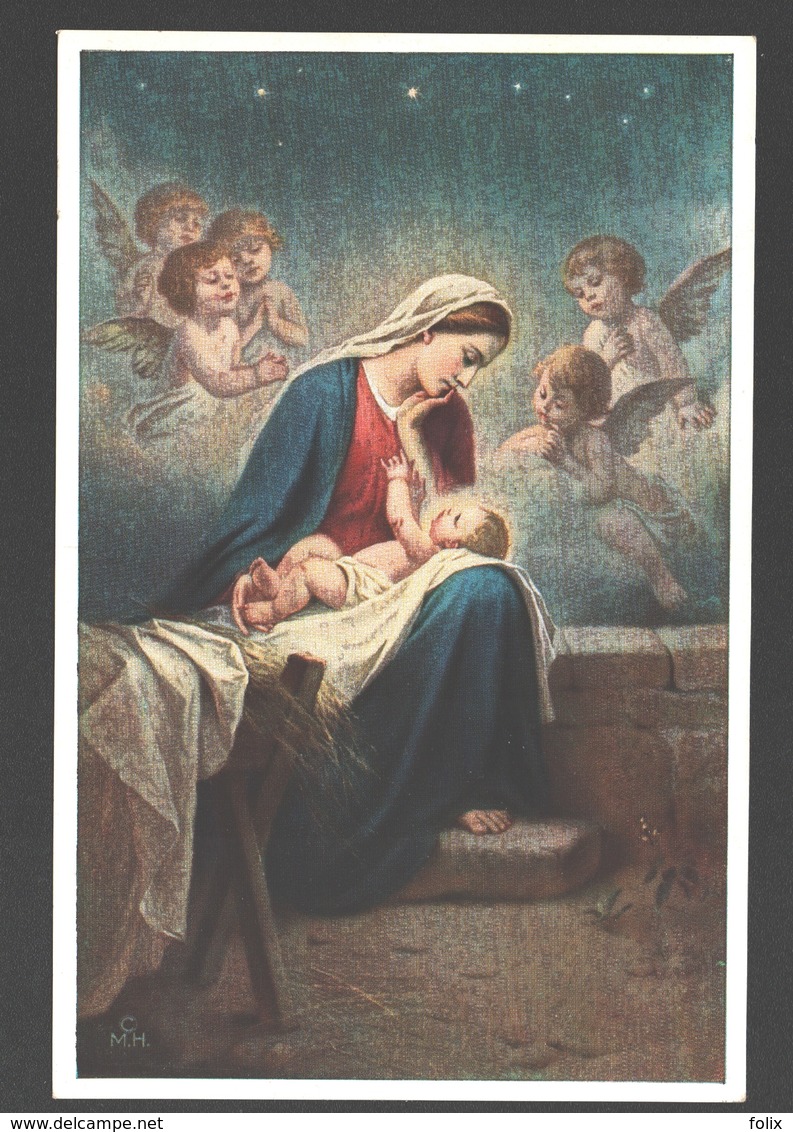 Maria With Child Jezus - Angel / Engel - Vierge Marie & Madones