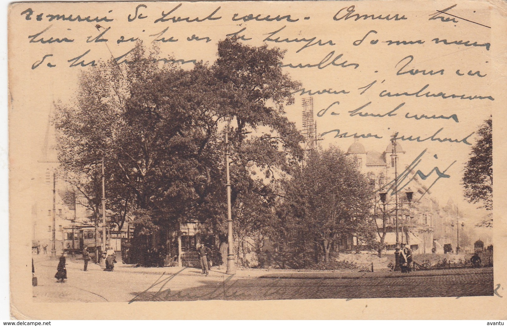 SCHAERBEEK / PLACE VERBOEKHAEVEN / TRAM / TRAMWAYS 1922 - Schaarbeek - Schaerbeek