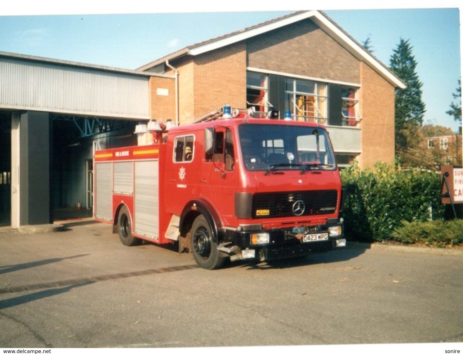 35mm ORIGINAL PHOTO UK FIRE & RESCUE - F128 - Other & Unclassified