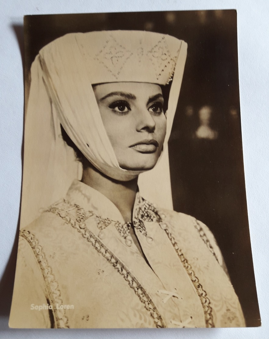 Portrait SOPHIA LOREN # Alte Progress-Star-Foto-AK, Ca. 10,5 X 15 Cm # [19-66] - Schauspieler