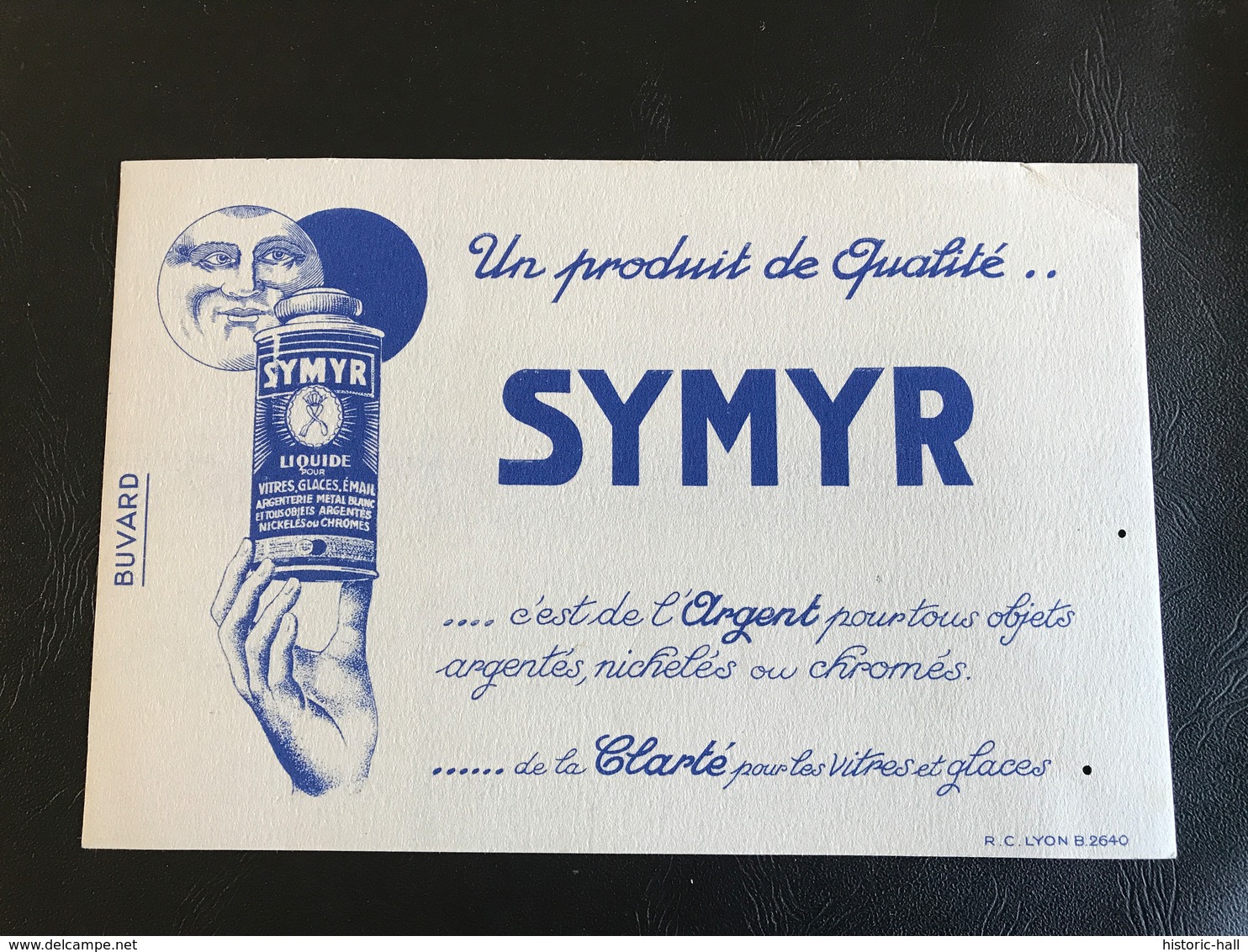 Buvard SYMYR Nettoyant Vitre, Argenterie... LYON - Produits Ménagers