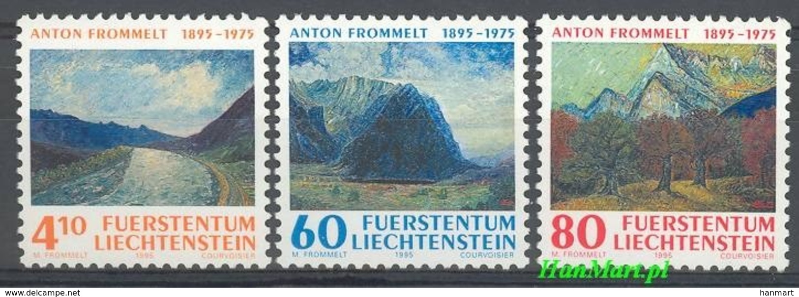 Liechtenstein 1995 Mi 1108-1110 MNH ( ZE1 LCH1108-1110 ) - Autres & Non Classés