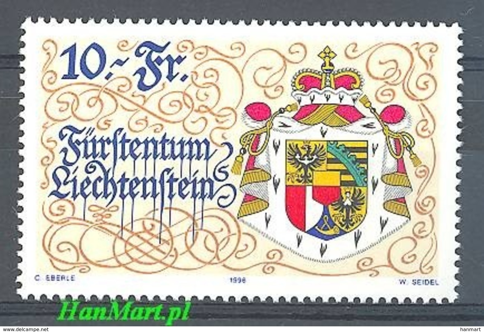 Liechtenstein 1996 Mi 1136 MNH ( ZE1 LCH1136 ) - Timbres