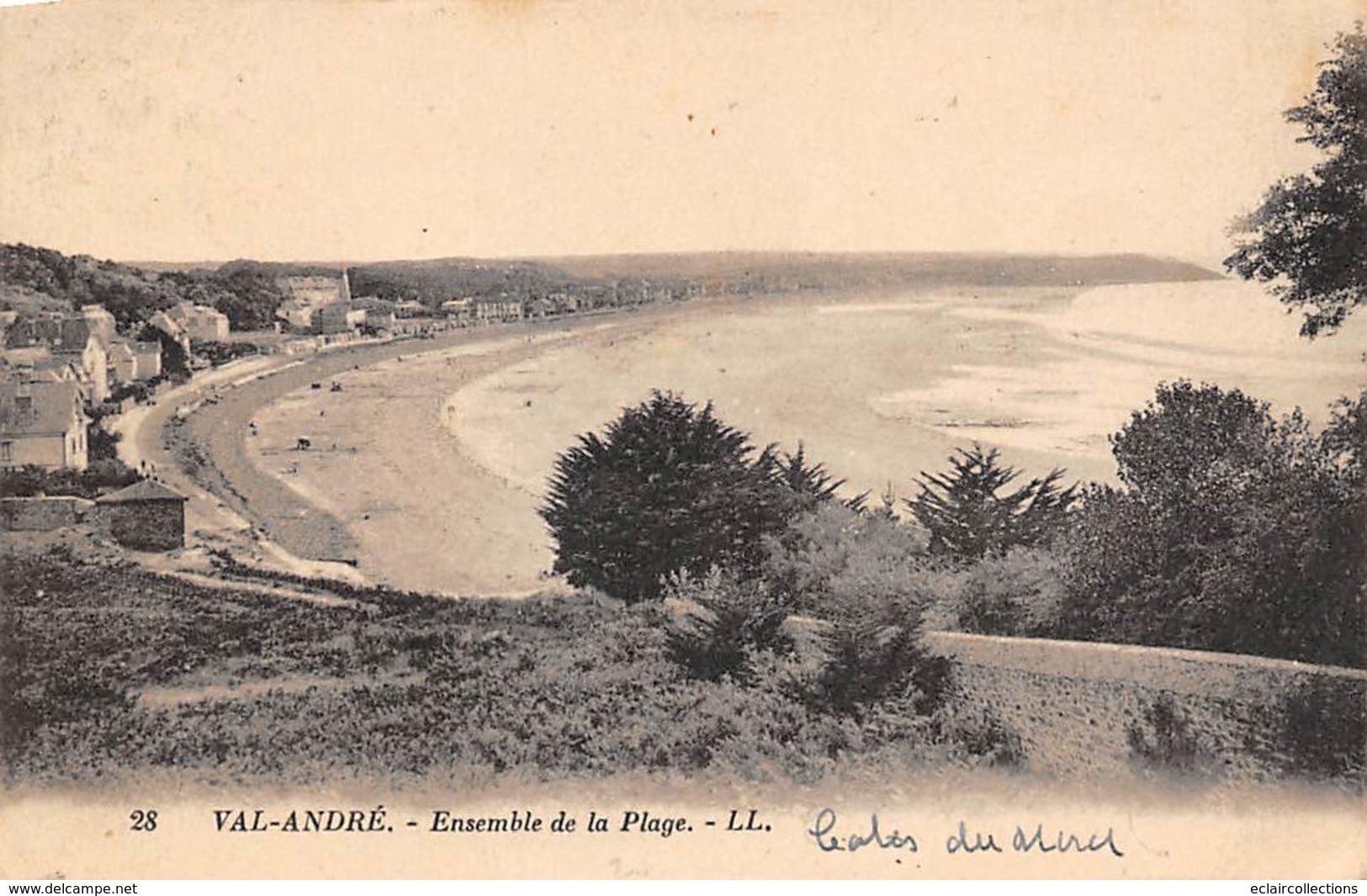 Pléneuf-Val-André       22       Ensemble De La Plage.         (voir Scan) - Pléneuf-Val-André