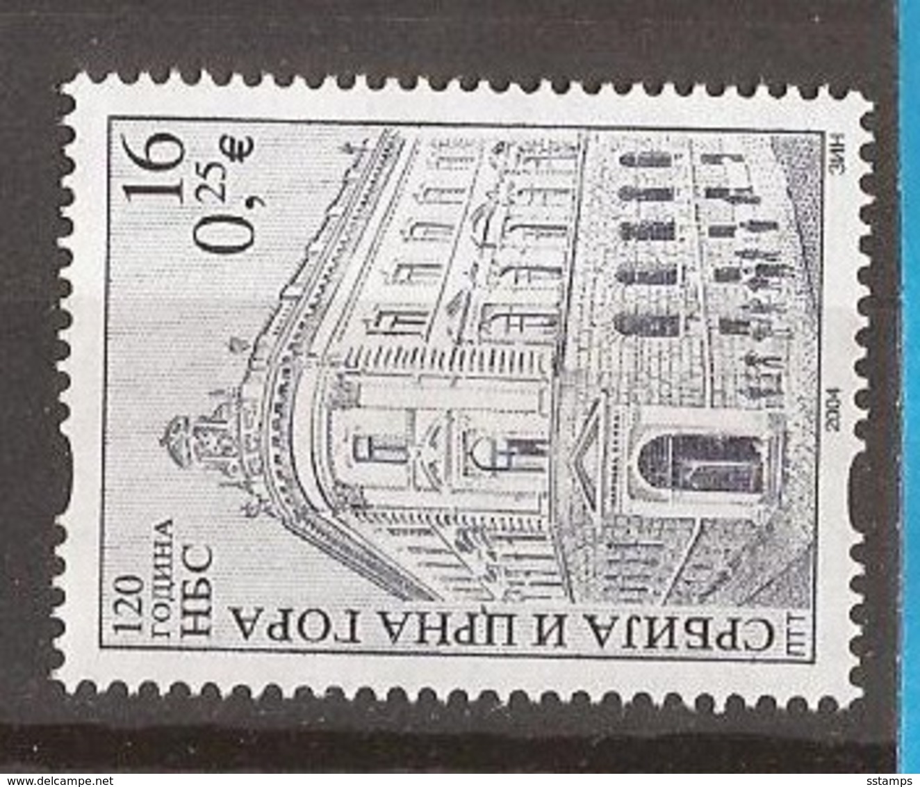 2004  3219-20 SERBISCHE BANK 120 JAHRE    IN SERBIEN JUGOSLAVIJA JUGOSLAWIEN  MNH - Altri & Non Classificati