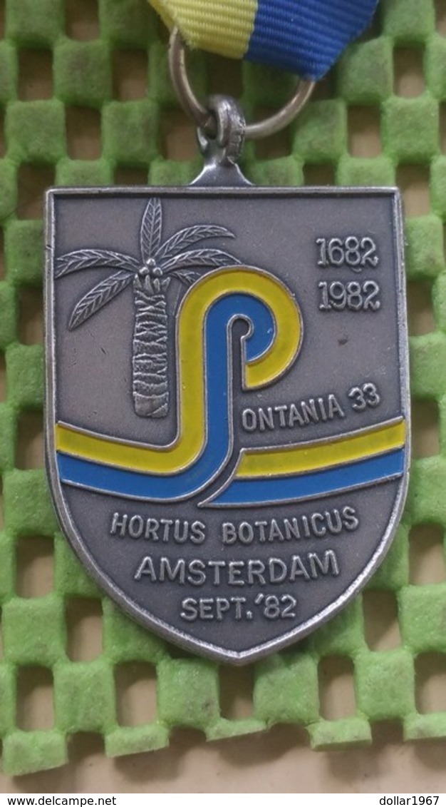 Medaille :Netherlands  - Hortus Botanicus Amsterdam 1682 - Sep 1982.  / Vintage Medal - Walking Association - Altri & Non Classificati