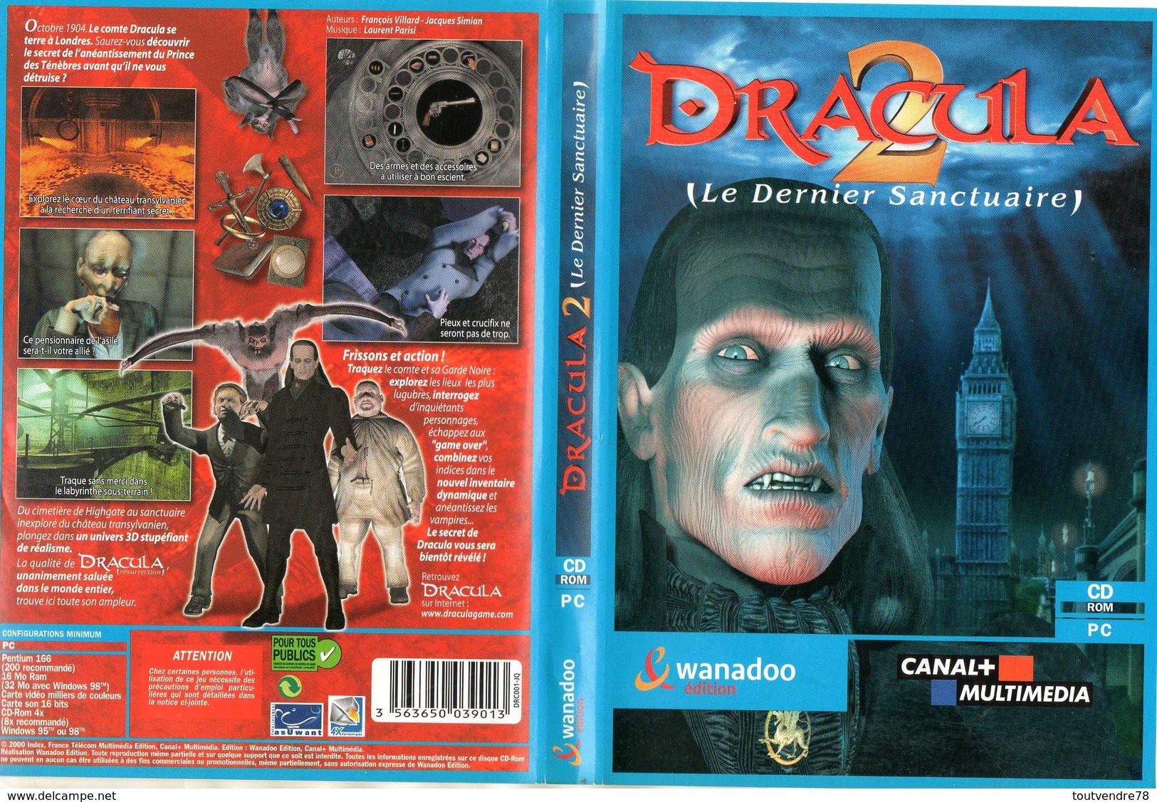 PC06 : Jeu PC "Dracula 2" Le Dernier Sanctuaire - Jeux PC