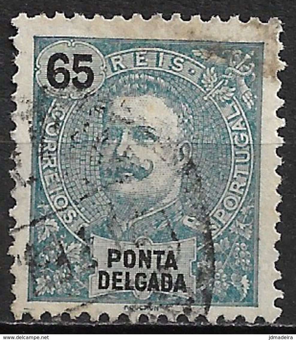 Ponta Delgada – 1898 King Carlos 65 Réis - Ponta Delgada