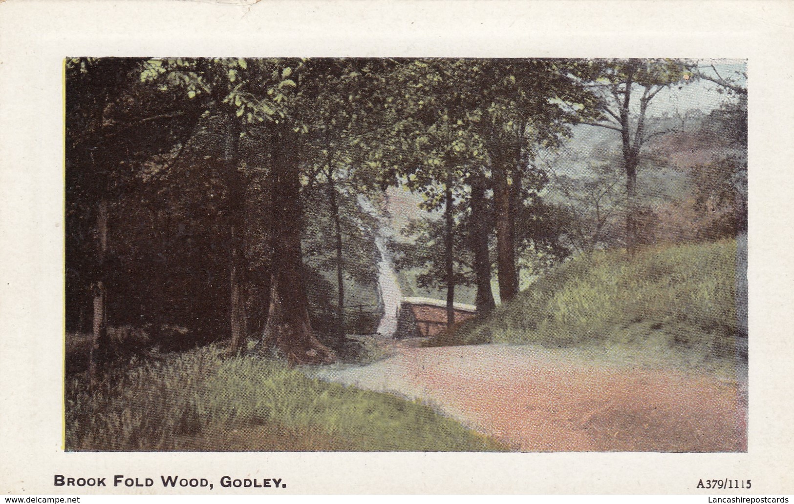 Postcard Brook Fold Wood Godley [ Nr Hyde ]  My Ref  B13560 - Other & Unclassified