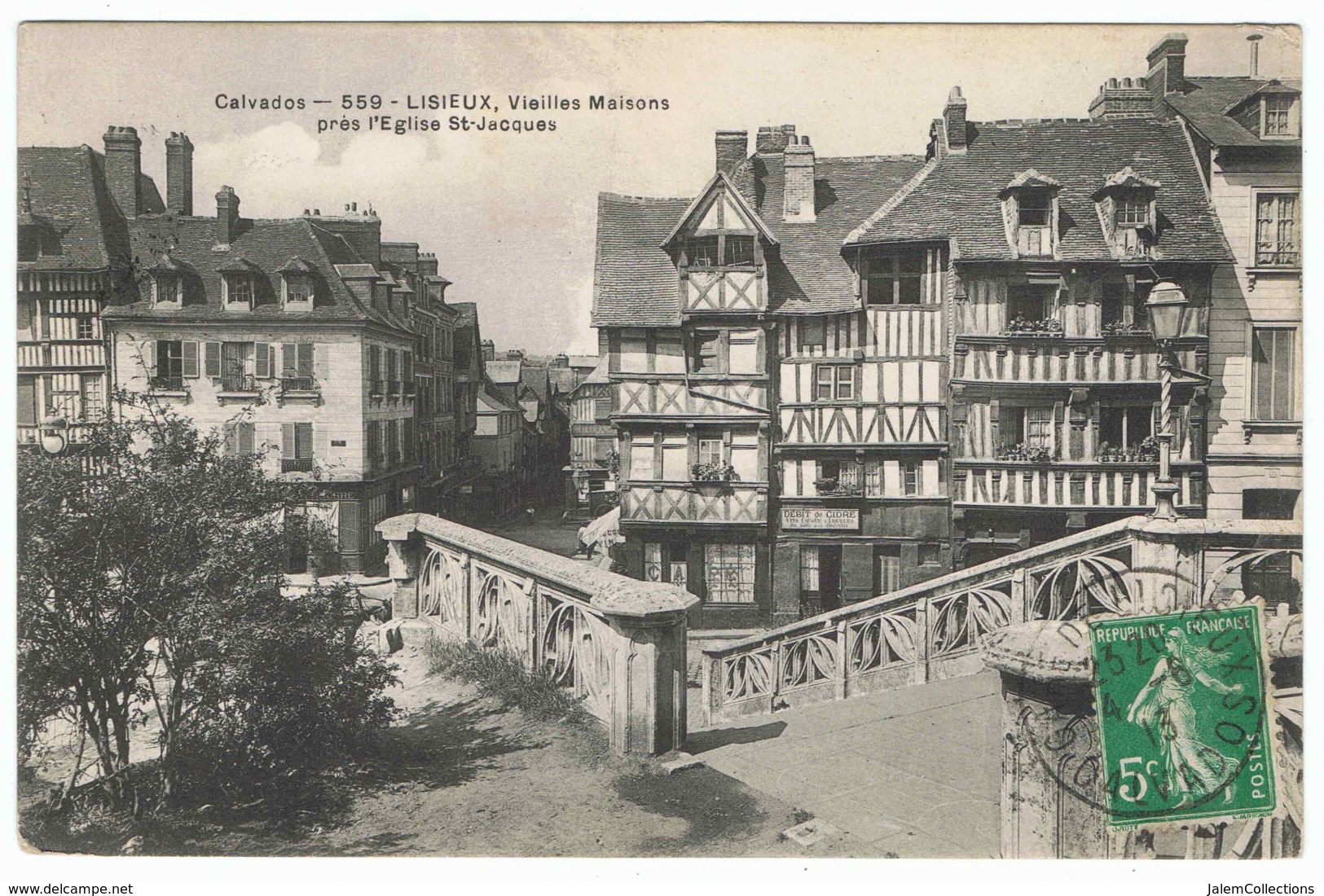 LISIEUX Vieilles Maisons Près L'Eglise St-Jacques - Lisieux