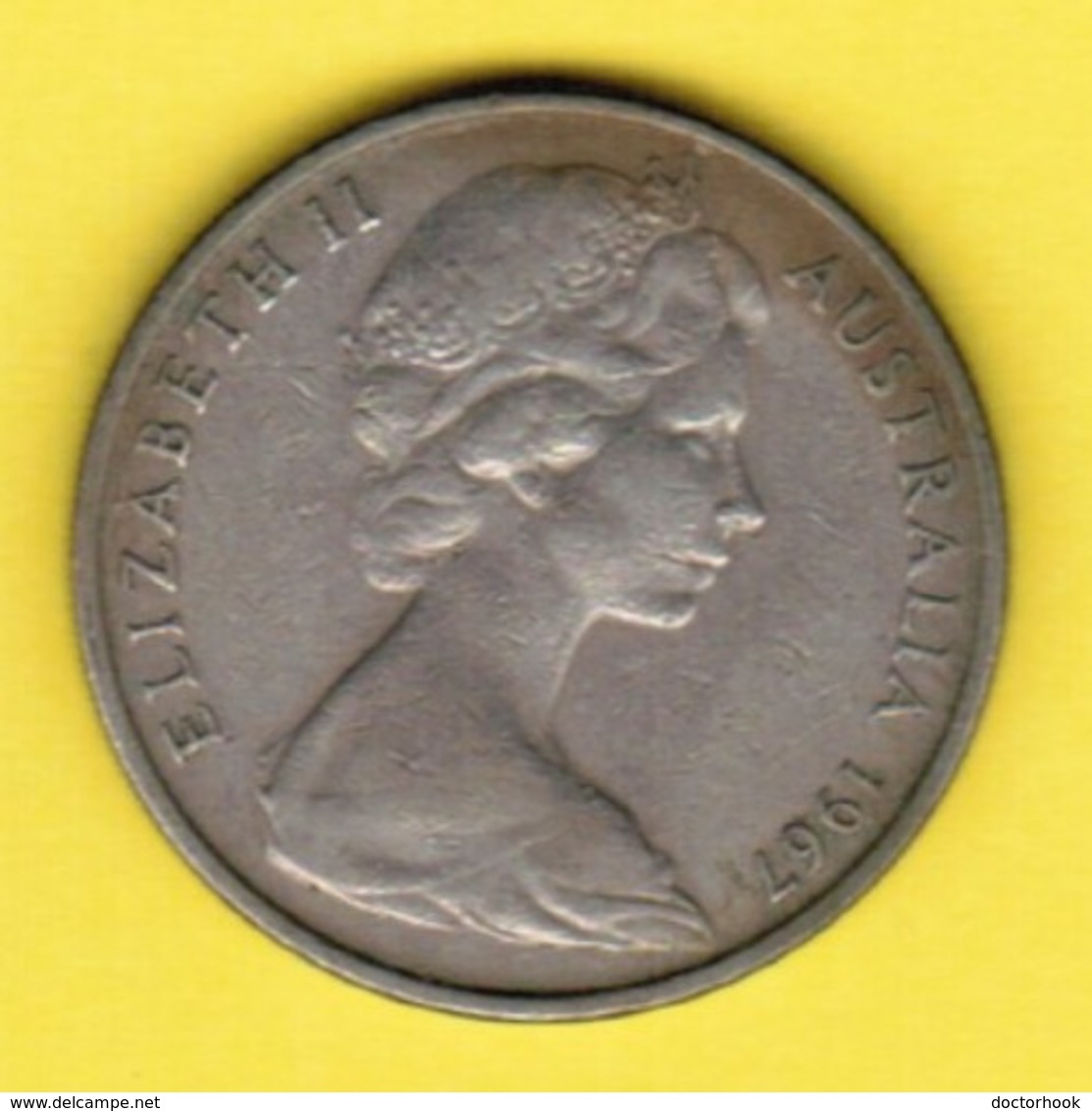 AUSTRALIA  20 CENTS 1967 (KM # 66) #5389 - 20 Cents