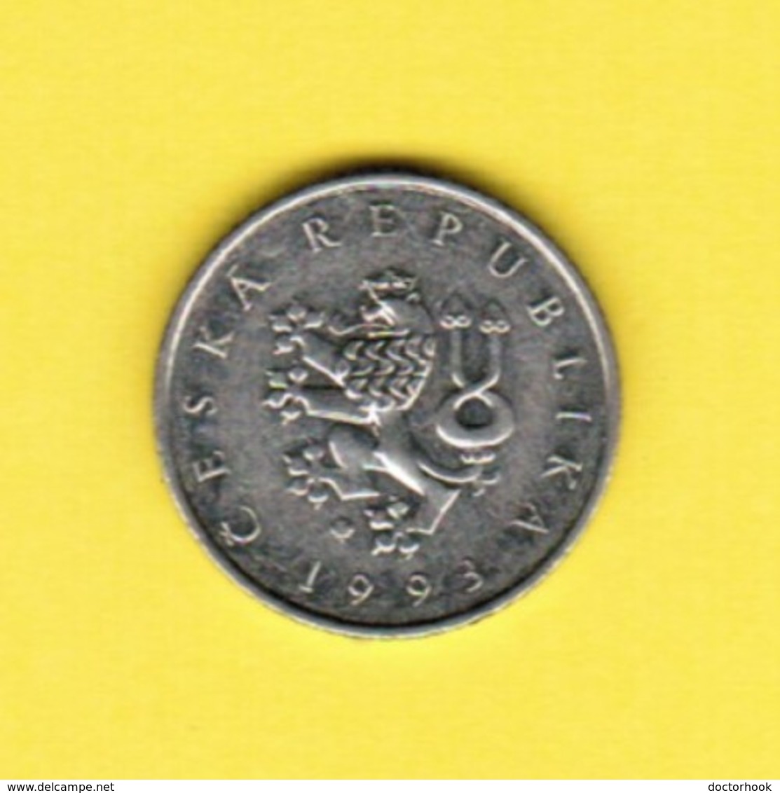 CZECH REPUBLIC  1 KORUNA 1993 (KM # 7) #5393 - Czech Republic