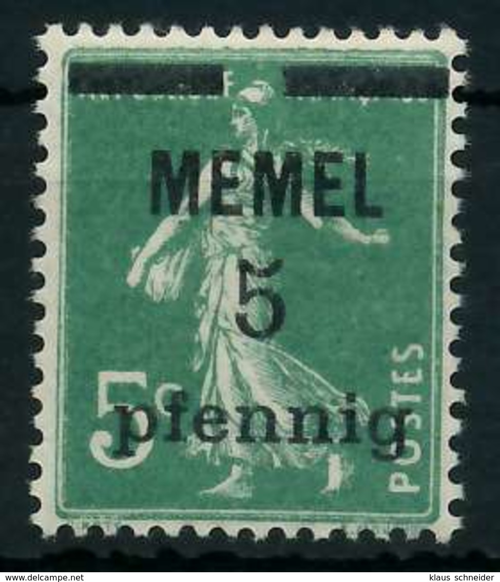 MEMEL 1920 Nr 18b Postfrisch X887D56 - Memelgebiet 1923