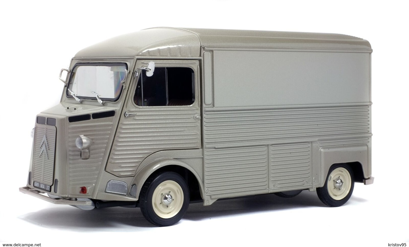 CITROEN TYPE HY TOLE GRIS 1969 SOLIDO S1850020 1/18 FOURGON UTILITAIRE GREY MET - Solido