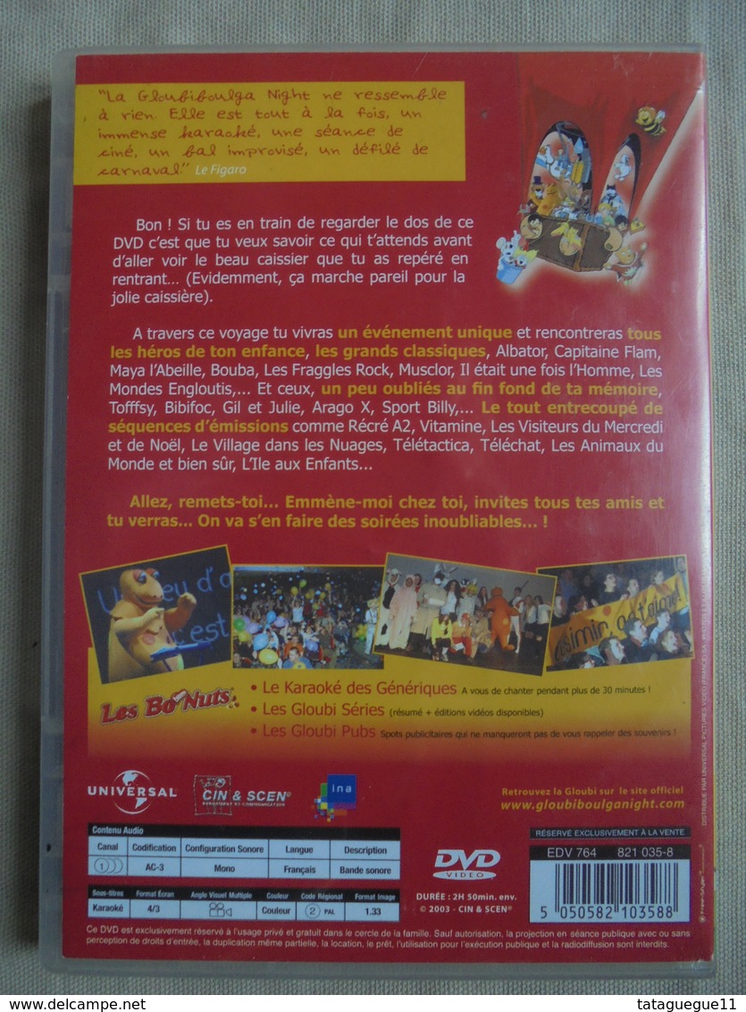 Vintage - DVD Gloubi Boulga Night Universal 2003 - Familiari
