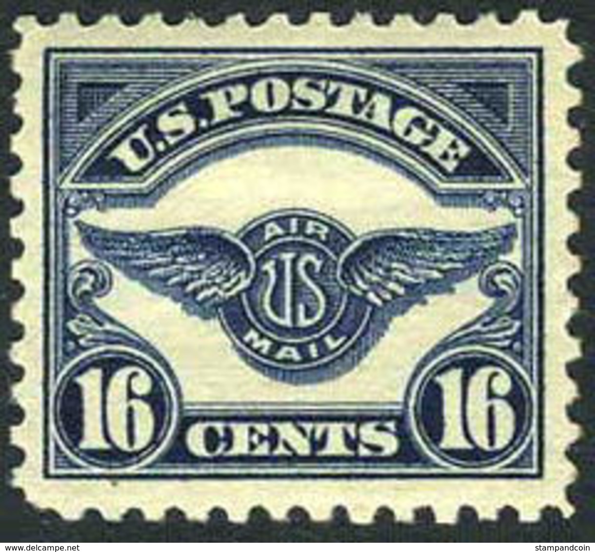 US C5 XF Mint Hinged 16c Airmail From 1923 - 1b. 1918-1940 Ungebraucht