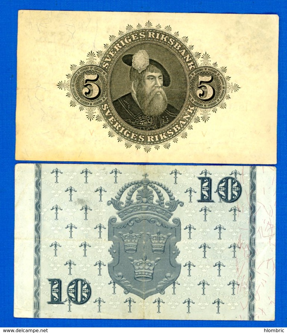 Suéde  2  Billets - Suède