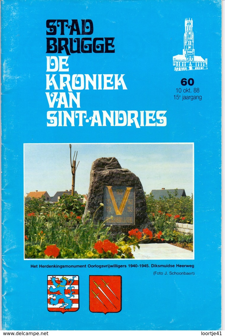 Tijdschrift - Stad Brugge - De Kroniek Van Sint Andries - October 1988 - Histoire