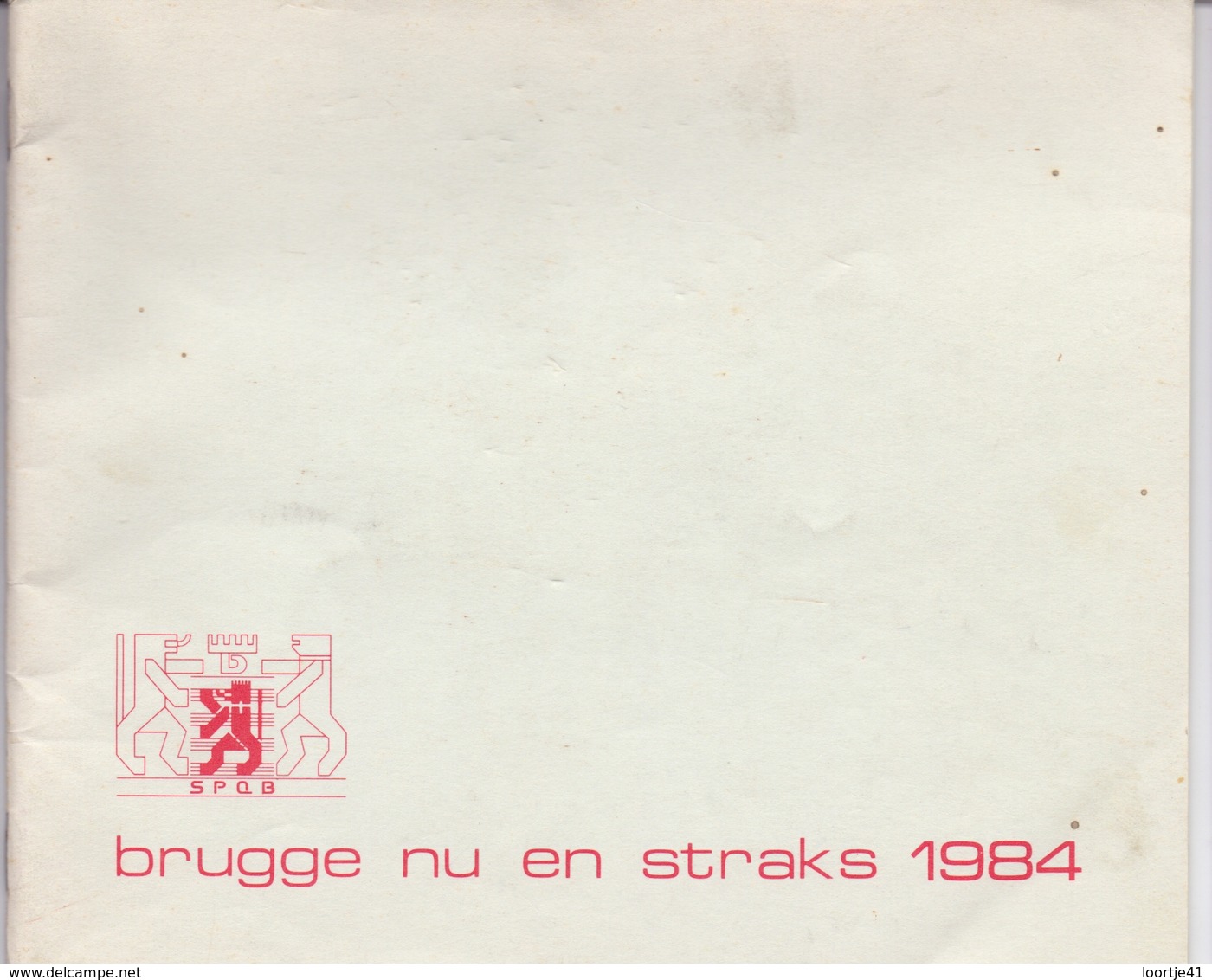 Tijdschrift - Stad Brugge - Brugge Nu En Straks - 1984 - Histoire