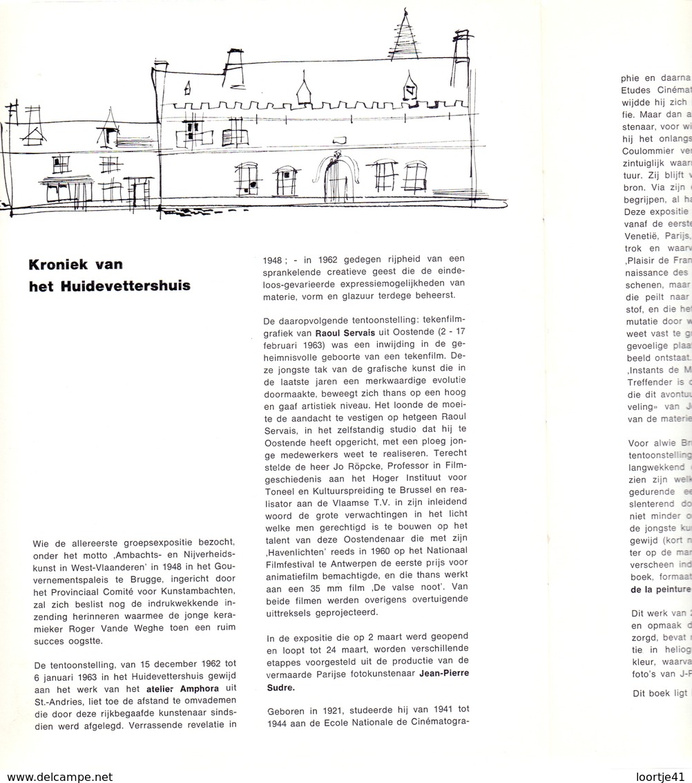 Tijdschrift - Stad Brugge - Cultuur - Oa Gesprek Met Hugo Claus - Maart 1963 - Other & Unclassified