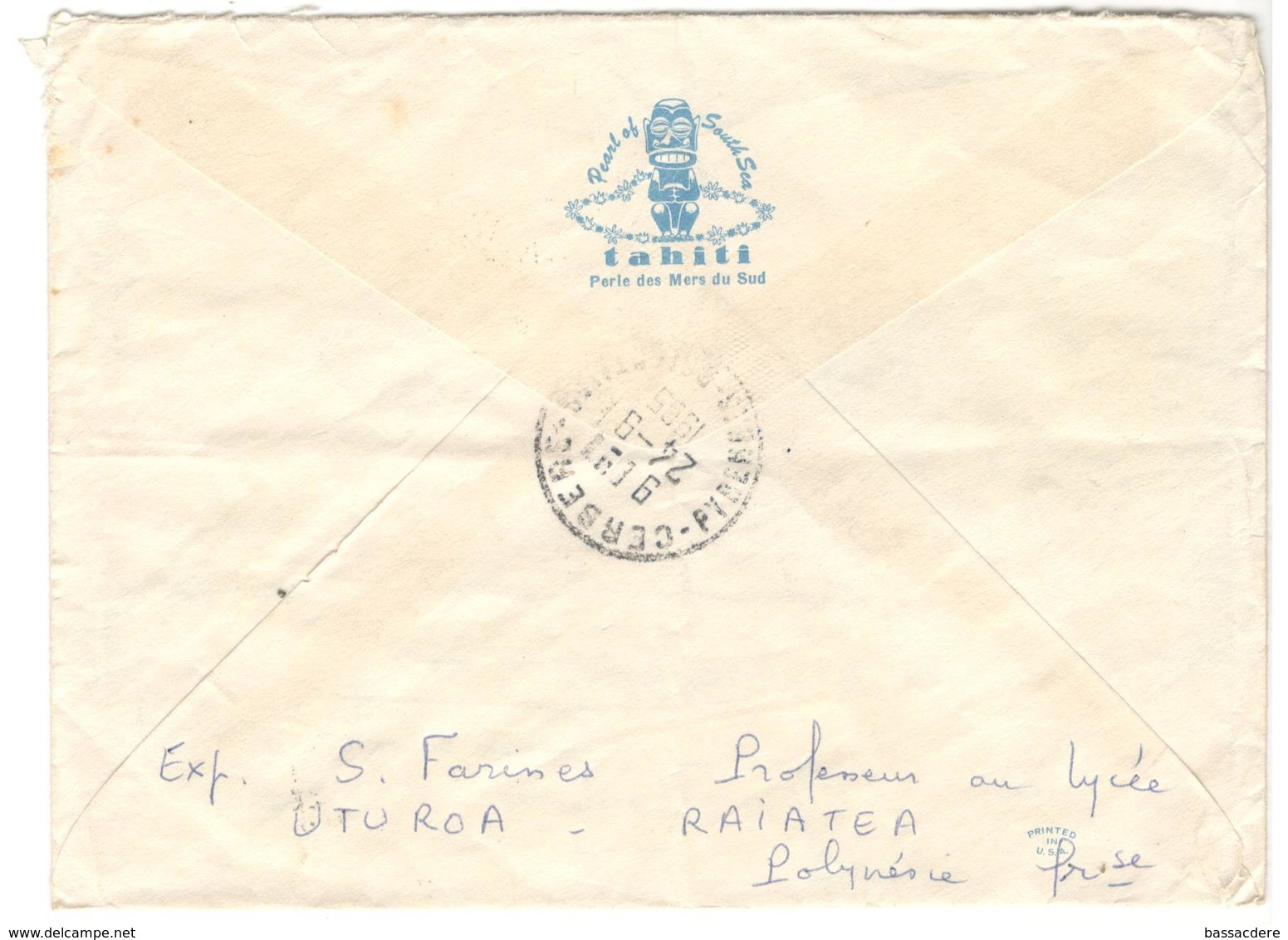 21296 - UTUROA - Lettres & Documents