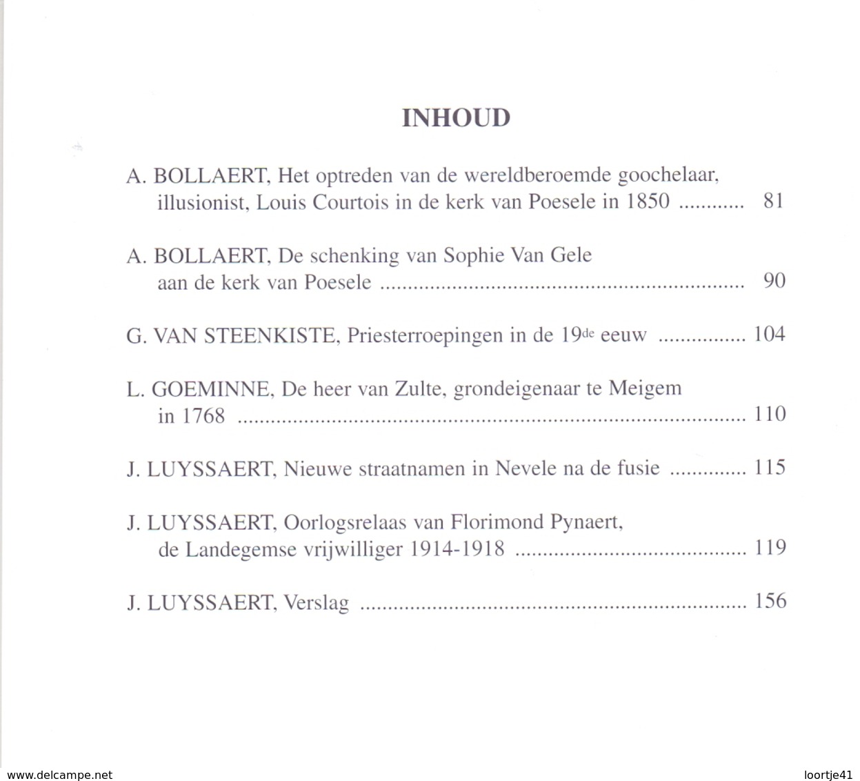 Tijdschrift - Het Land Van Nevele - Artikels Oa Goochelaar In Kerk Poesele , Meigem , Landegem - Juni 2001 - History