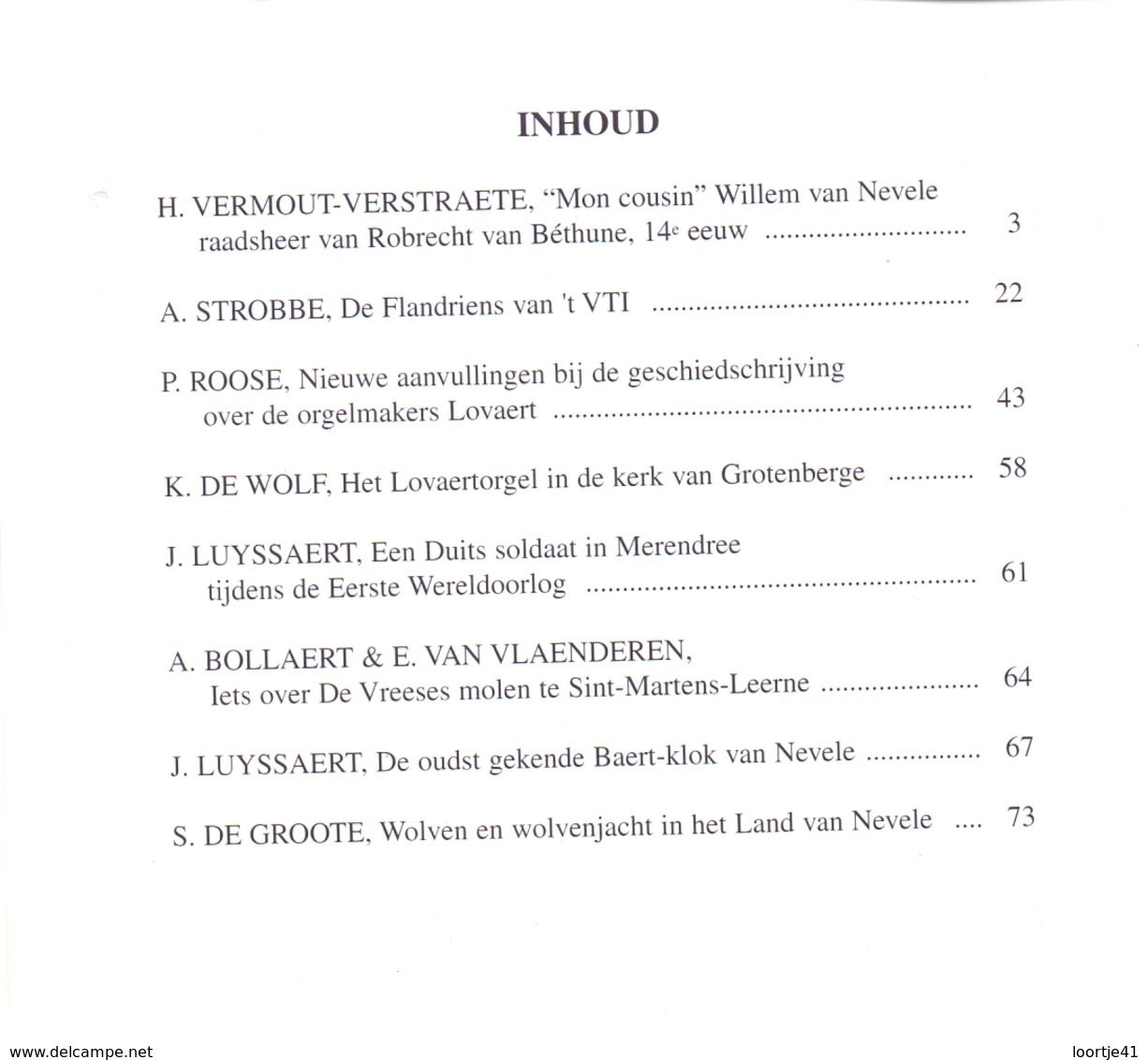 Tijdschrift - Het Land Van Nevele - Artikels Oa Merendree , St Martens Leerne , Flandriens VTI - Maart 2001 - Histoire