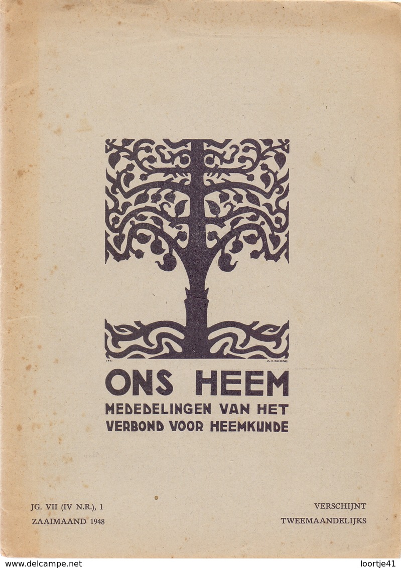 Tijdschrift - Ons Heem - Artikels Oa St Andries , Schandpaal Te Tongeren , Turnhout , 1948 - Histoire