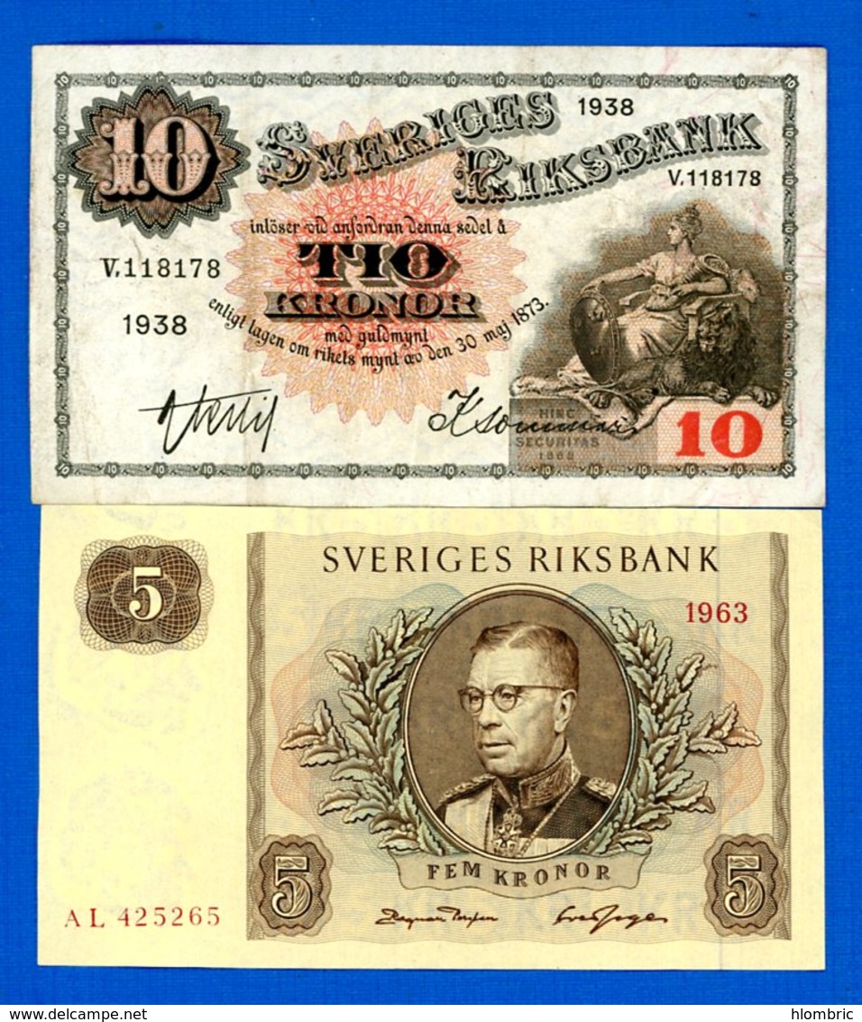 Suède  2  Billets - Suède