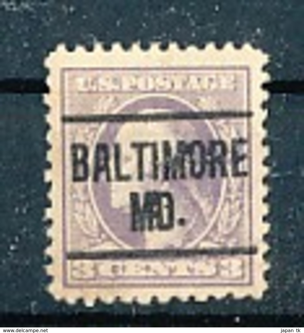 USA Precancel Vorausentwertung Preo -Baltimore - Siehe Scan - Precancels