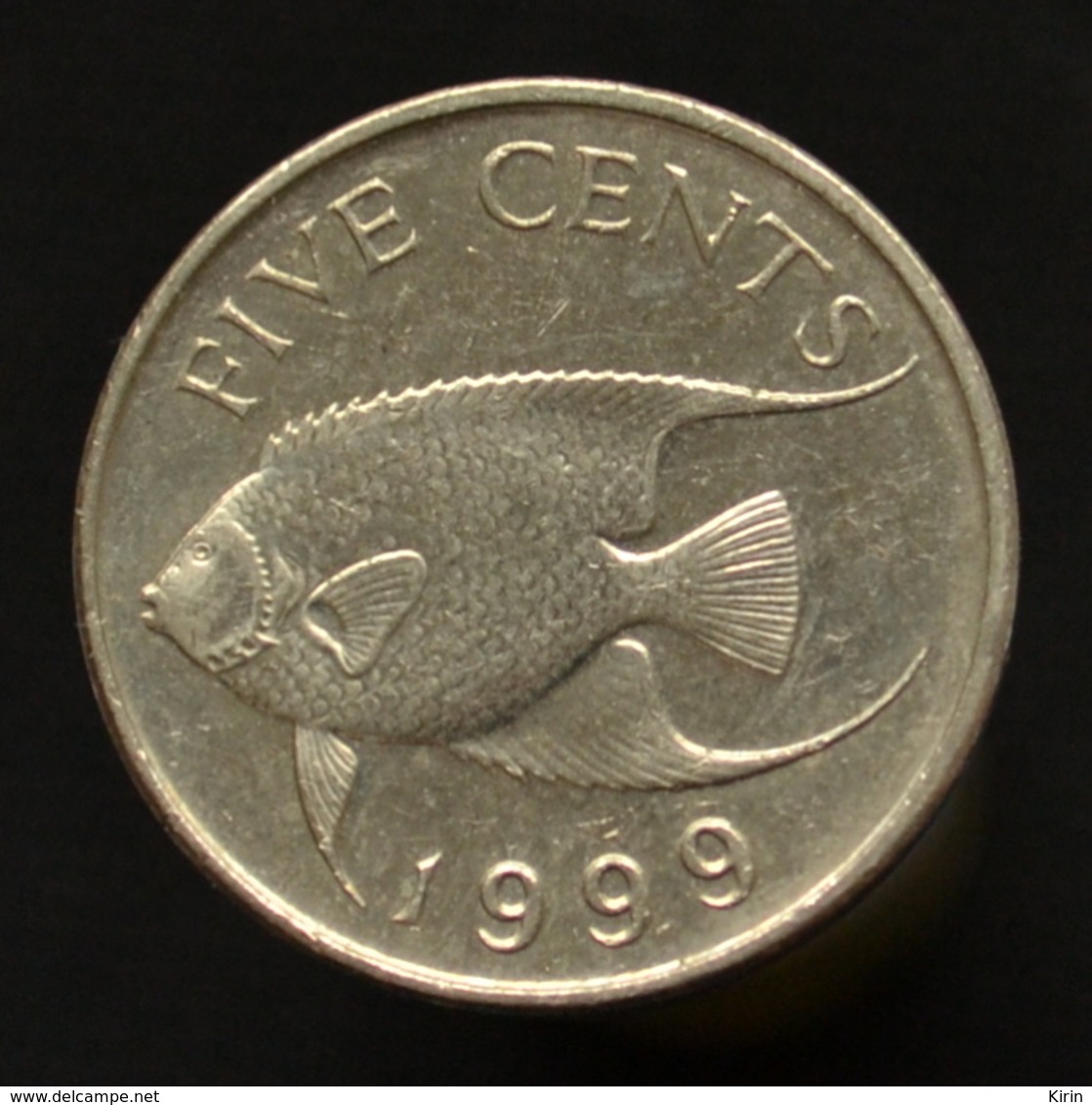 Bermuda 5 Cents 2000, Km108, Animal Coin, Fish - Bermuda