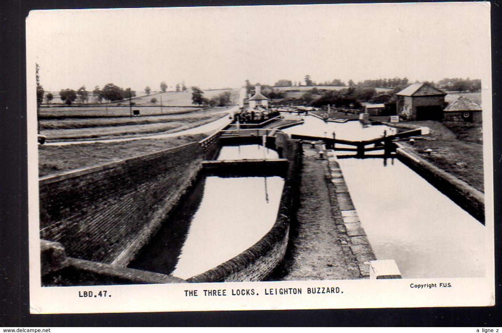 REF 406 : CPSM UK Royaume Uni The Three Locks Leighton Buzzard - Autres & Non Classés