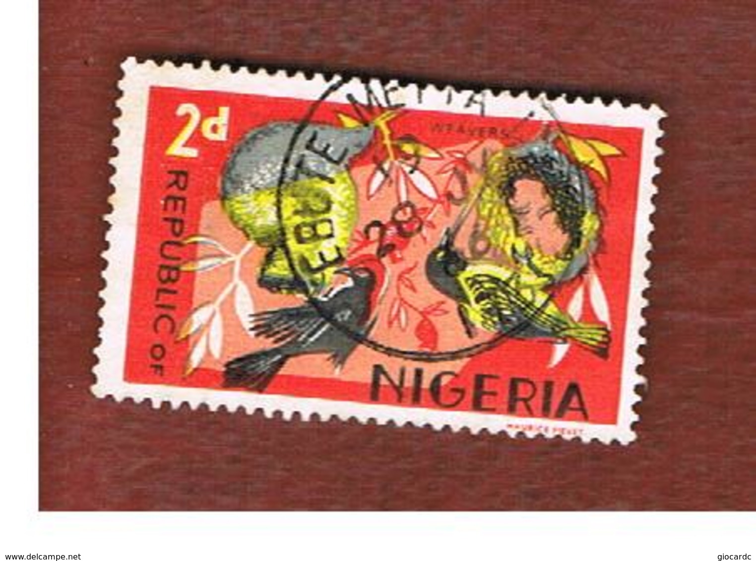 NIGERIA  -  SG 175  -  1966  BIRDS   -  USED * - Nigeria (1961-...)