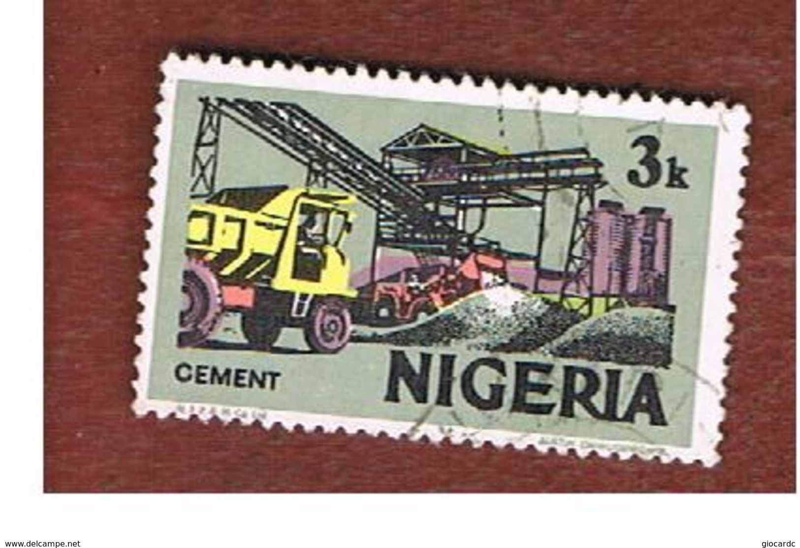 NIGERIA  -  SG 292  -  1973 CEMENT WORKS  -  USED * - Nigeria (1961-...)