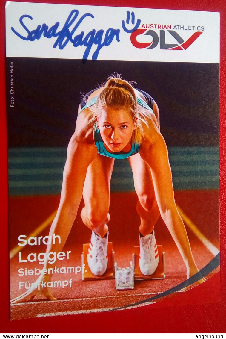 Sara Lagger - Autographes