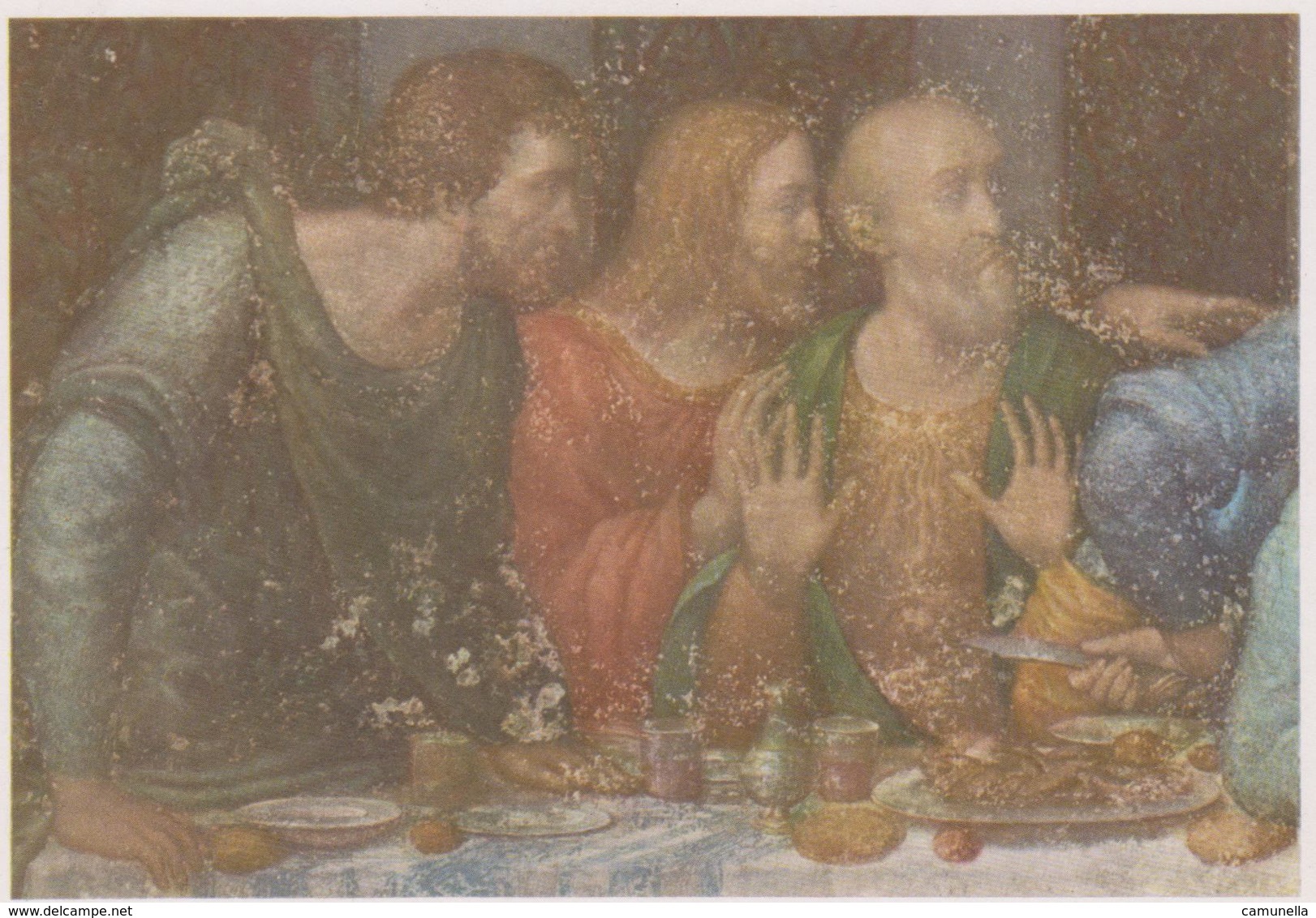 Cartolina Raffigurazioni Sacre-ultima Cena -leonardo Da Vinci - Altri & Non Classificati