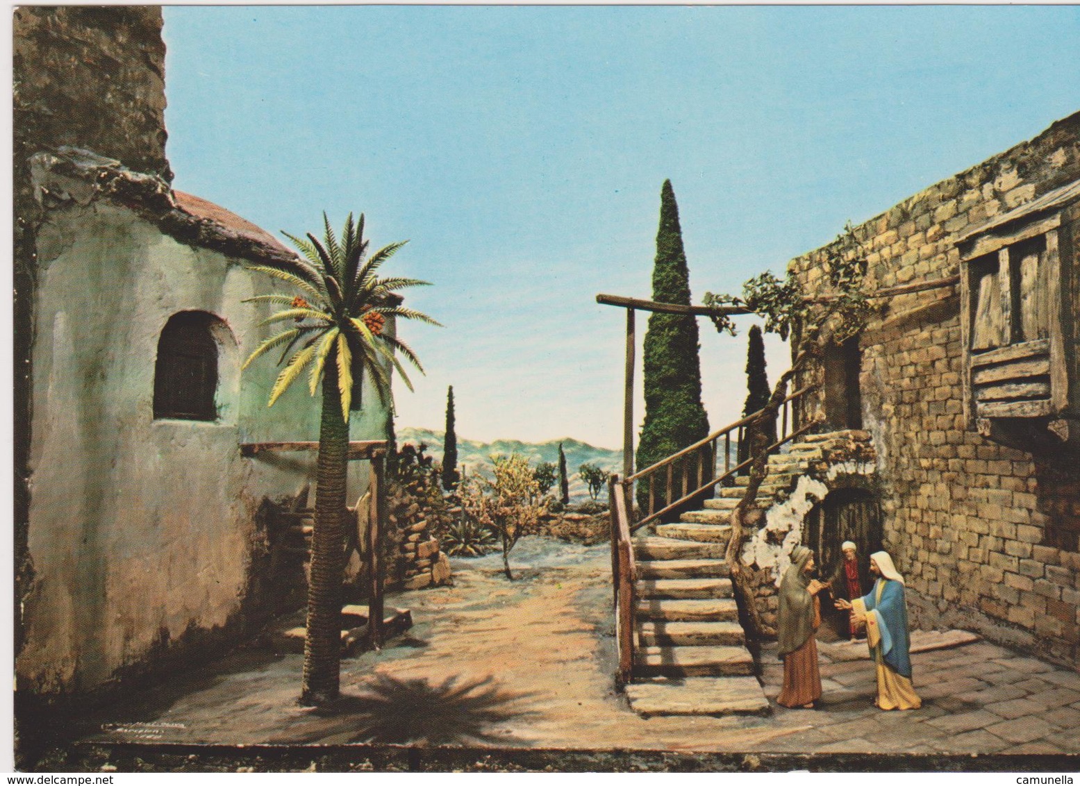 Cartolina Presepi-chiesa Madonna Dei Fiori- Bordighera - Altri & Non Classificati