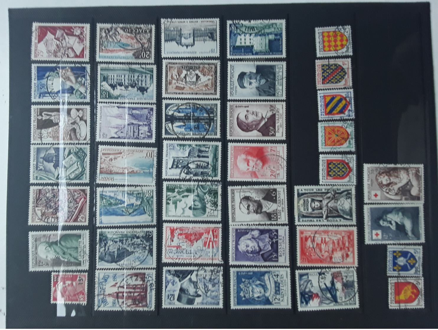 France Obliteres 1954, Cote 252€ - 1950-1959